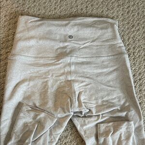 lululemon athletica Light Gray Leggings